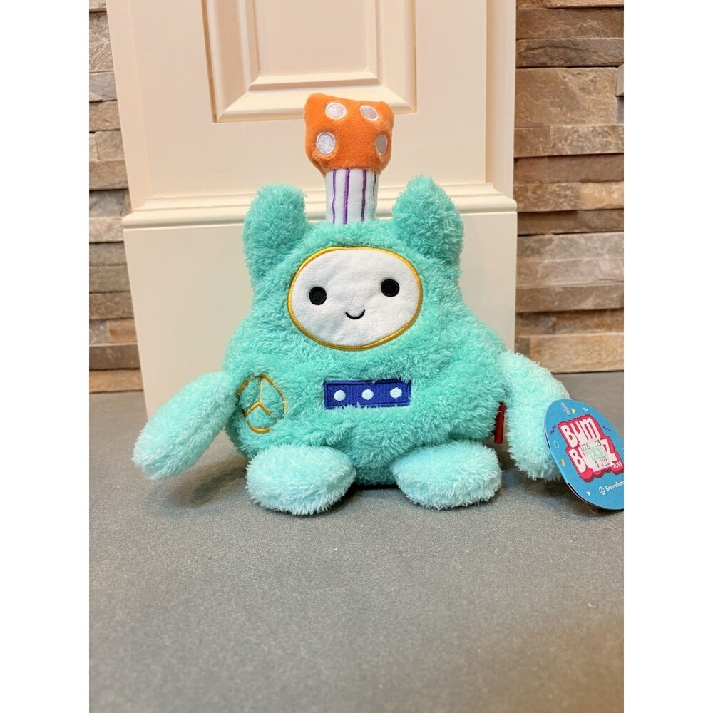 BumBumz GroovyBumz Plush Turquoise Orange Guitar